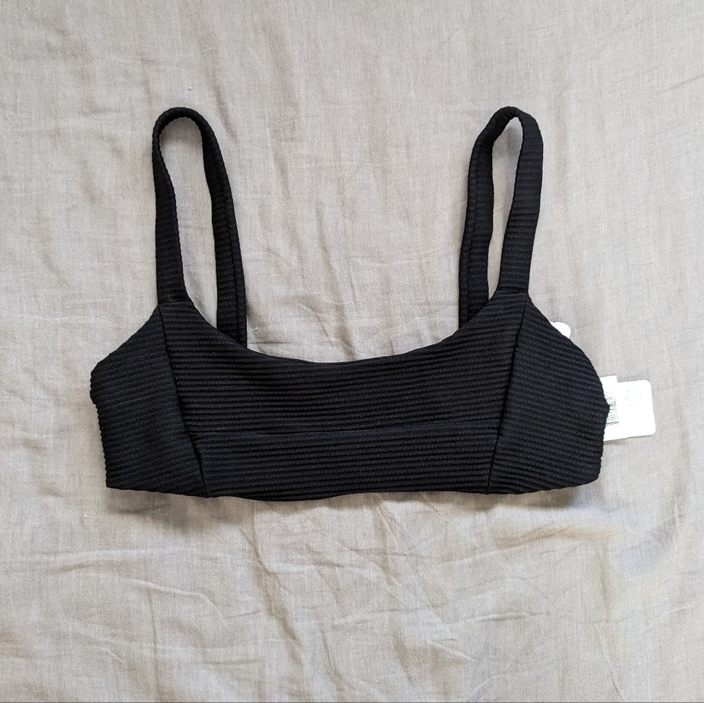 L*Space Jess Bikini Top Black